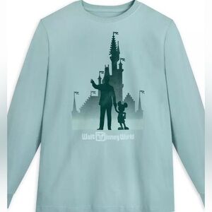 Walt Disney and Mickey Mouse ''Partners'' Long Sleeve T-Shirt for Adults –Medium